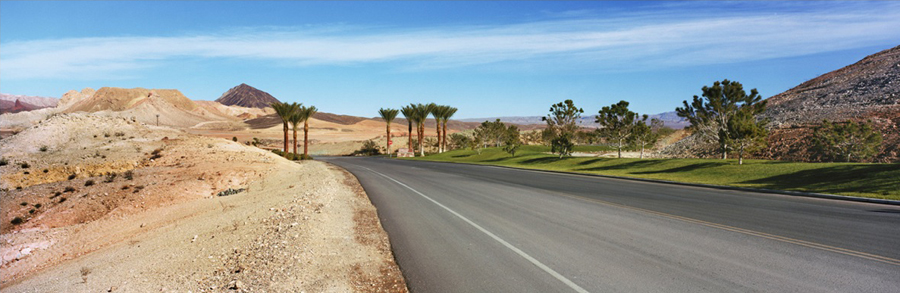 Entrance Road to Lake Las Vegas, 1996